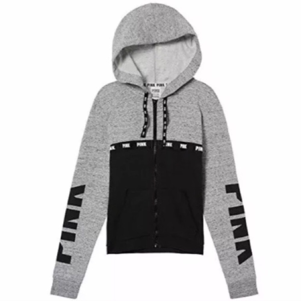 PINK Full-Zip Sweatshirt